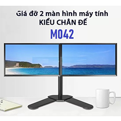  Giá Treo Hai Màn Hình Để Bàn M042 17–27 Inch - Hàng Nhập Khẩu