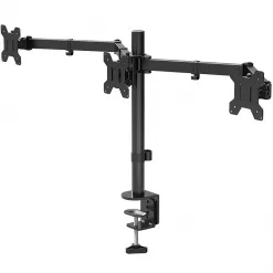 Giá Treo 3 Màn Hình Máy Tính Kẹp Bàn Nằm Ngang (17-27 Inch)