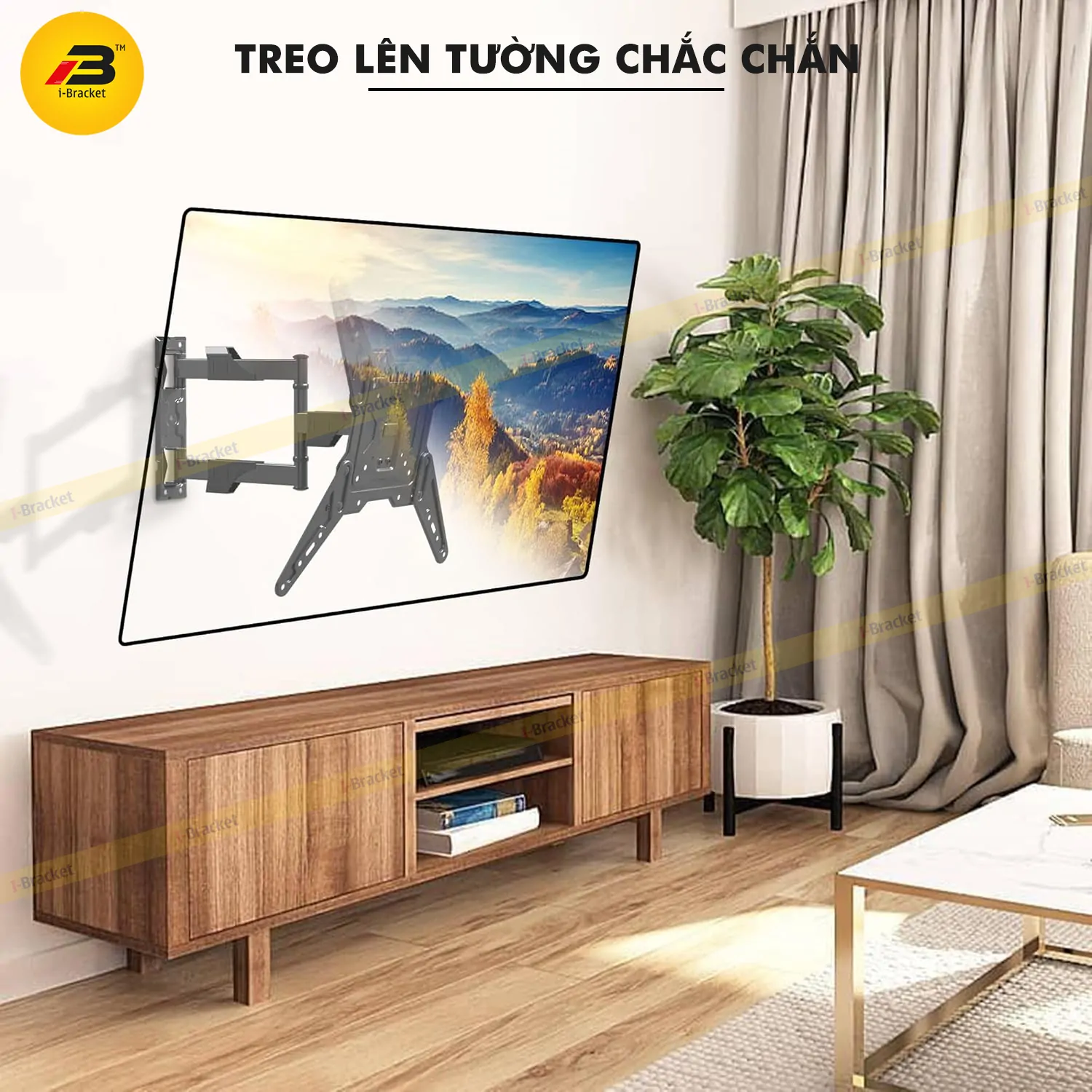 Giá Treo Tivi Xoay Góc Đa Năng I-BRACKET B5 32 – 60 Inch - Ảnh 8