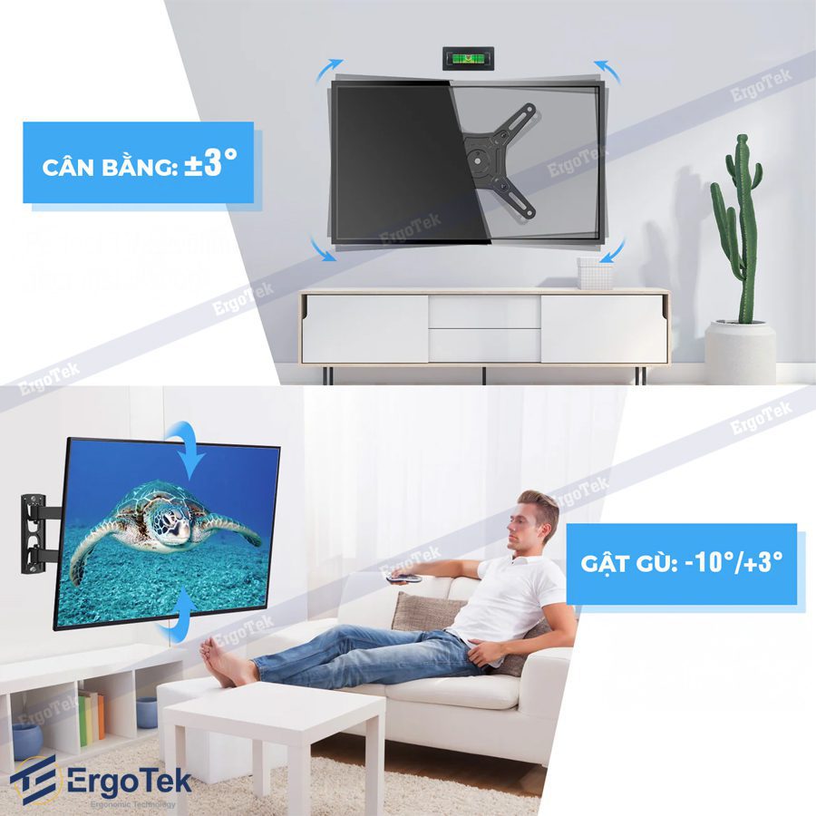 GIÁ TREO MÀN HÌNH / TIVI ERGOTEK E84 20 – 43 INCH - Ảnh 8