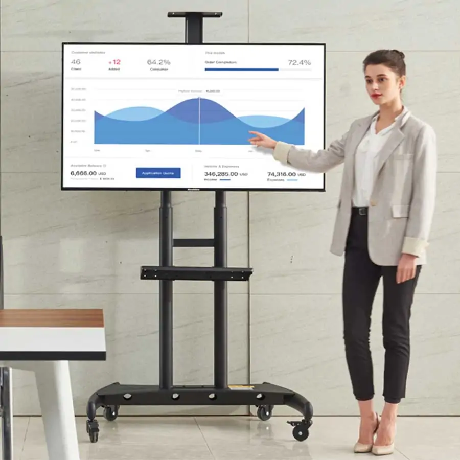 Giá Treo Tivi Di Động Cao Cấp North Bayou NB AVA1800-70-1P (55 – 90 Inch)