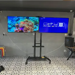 Giá Treo Tivi Di Động 2 màn hình Ngang (32-55) Inch