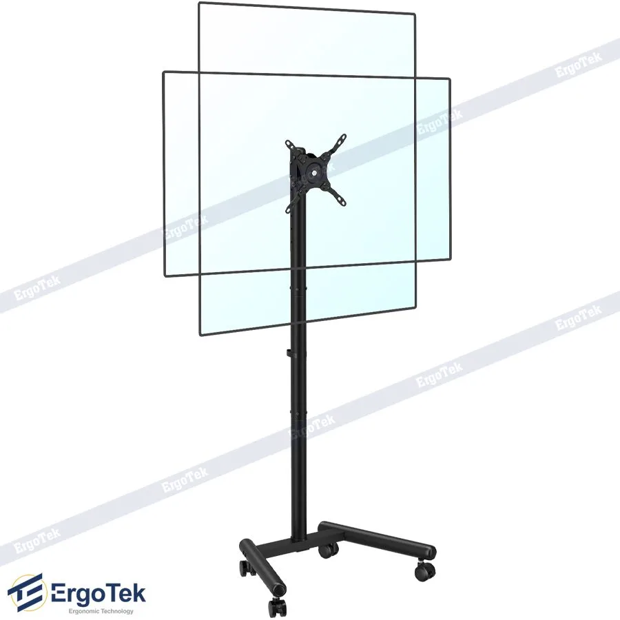Giá Treo Tivi Di Động Xoay Ngang Dọc 90 Độ Ergotek E2090 (24 – 50 Inch) – Đa Năng & Linh Hoạt